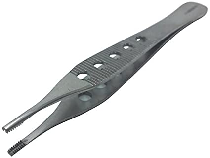 Brown Tissue Forceps, 8x8 Teeth, 10" (25.0 Cm)